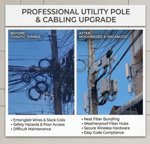UTILITY POLE AND CABLING UPGRADE